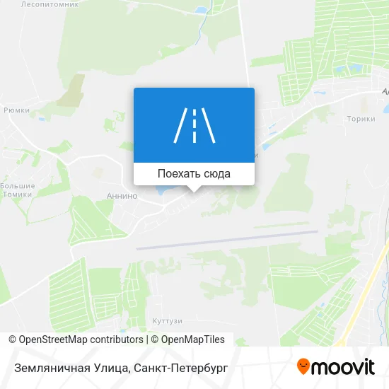Карта Земляничная Улица