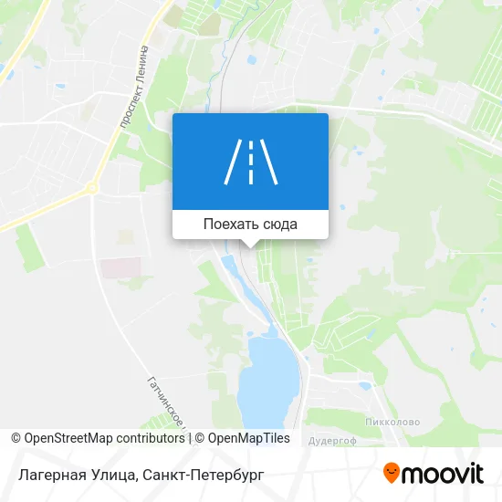 Карта Лагерная Улица