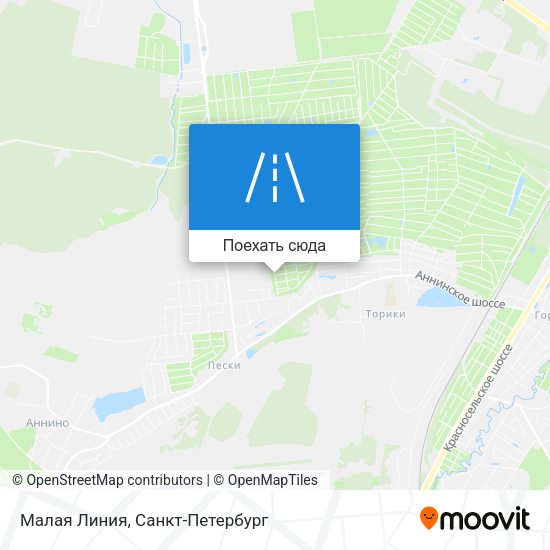 Карта Малая Линия