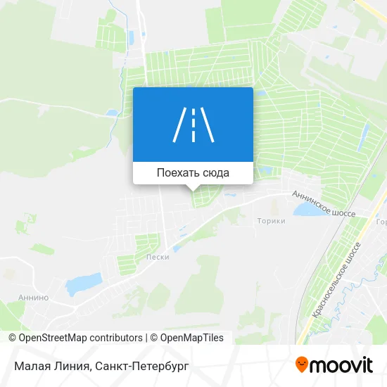 Карта Малая Линия