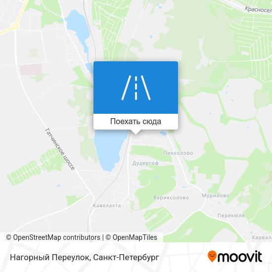 Карта Нагорный Переулок