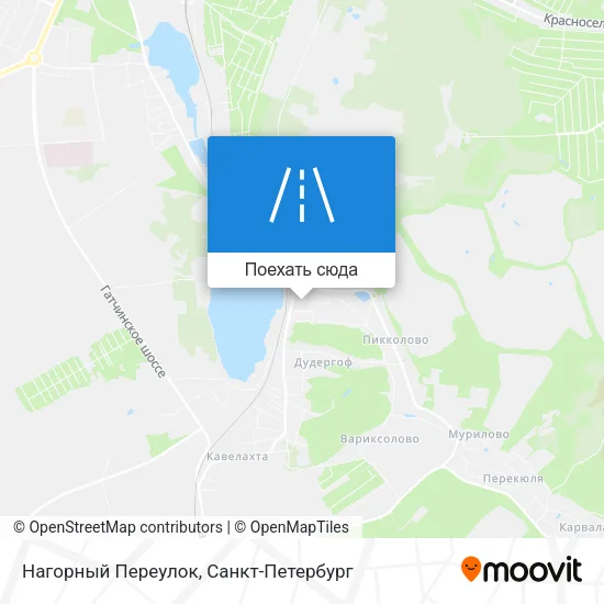 Карта Нагорный Переулок