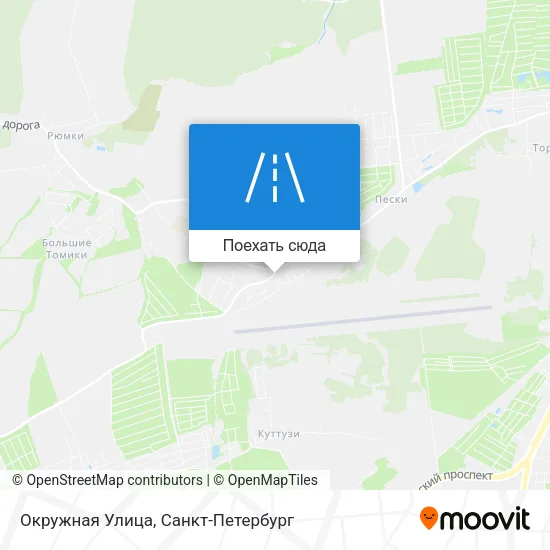 Карта Окружная Улица