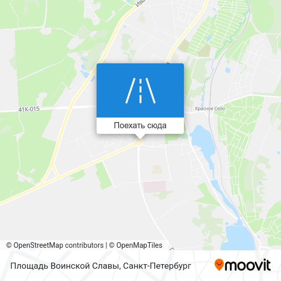 Карта Площадь Воинской Славы