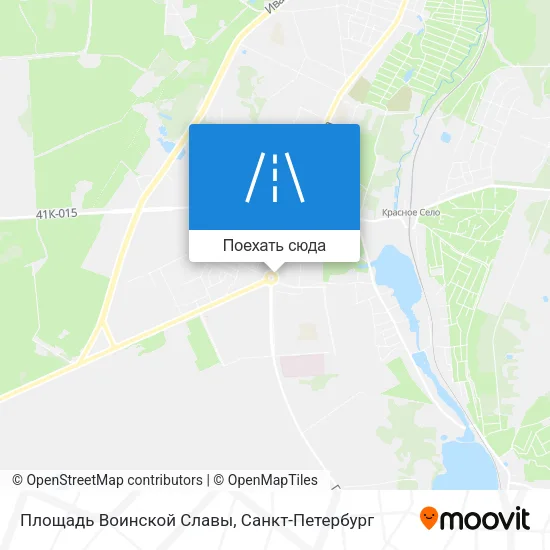 Карта Площадь Воинской Славы