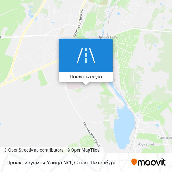Карта Проектируемая Улица №1