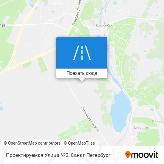 Карта Проектируемая Улица №2