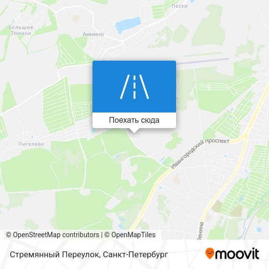 Карта Стремянный Переулок