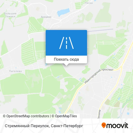 Карта Стремянный Переулок