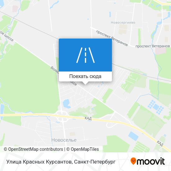 Карта Улица Красных Курсантов