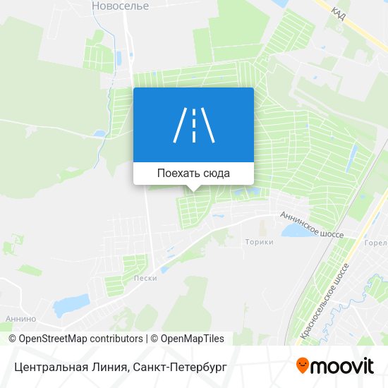 Карта Центральная Линия