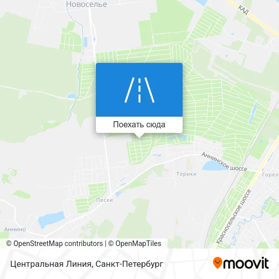 Карта Центральная Линия