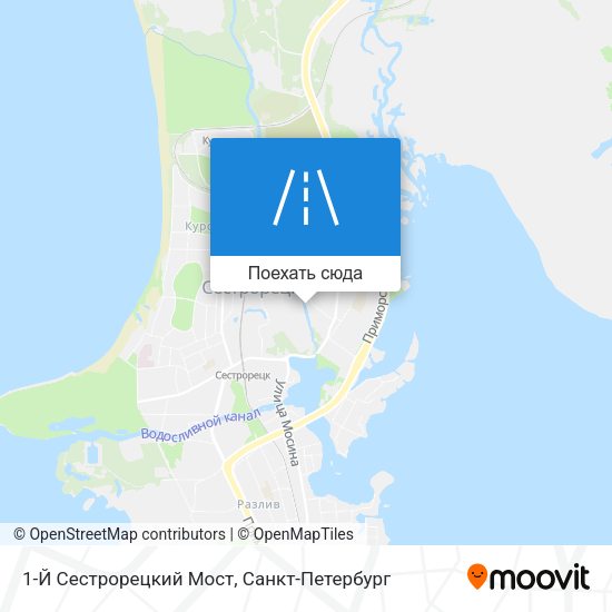 Карта 1-Й Сестрорецкий Мост
