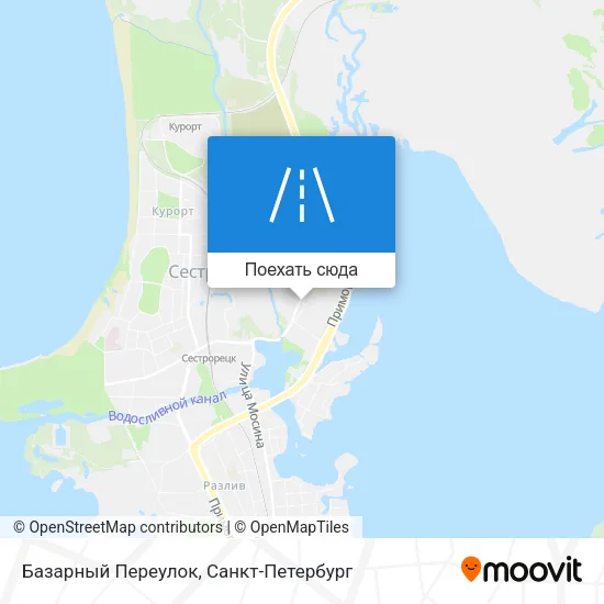 Карта Базарный Переулок