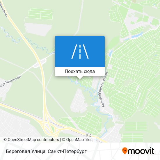 Карта Береговая Улица