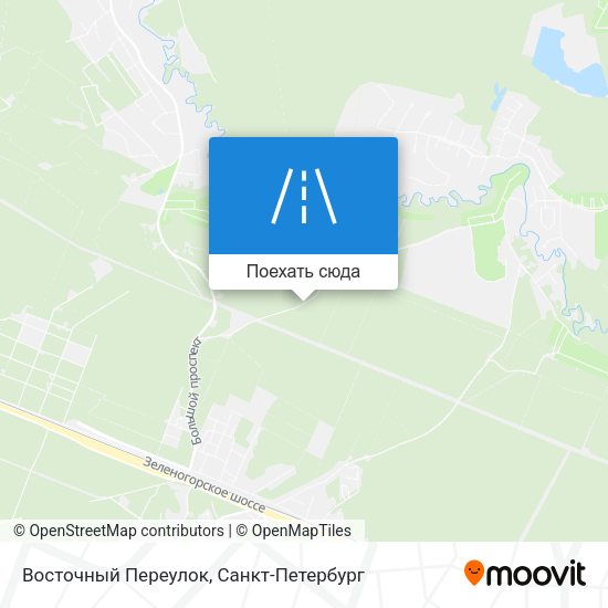 Карта Восточный Переулок
