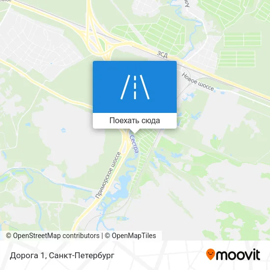 Карта Дорога 1