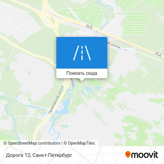 Карта Дорога 12