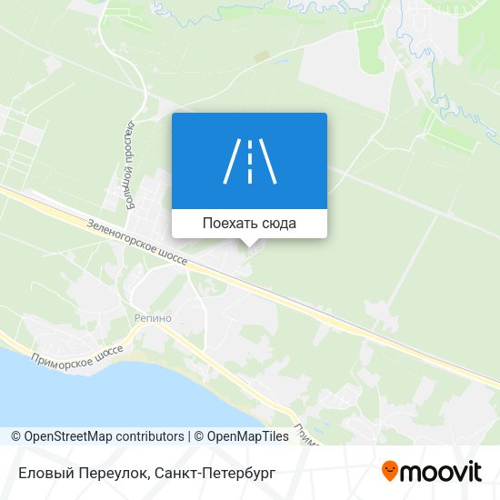 Карта Еловый Переулок
