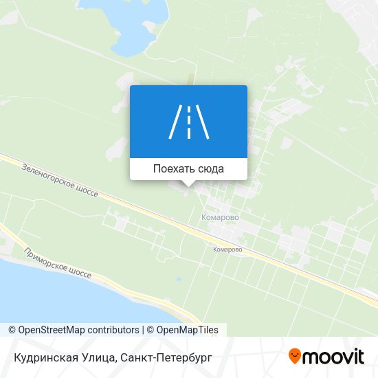Карта Кудринская Улица