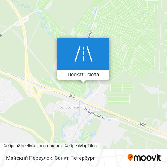 Карта Майский Переулок