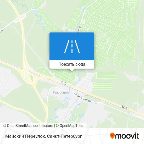 Карта Майский Переулок