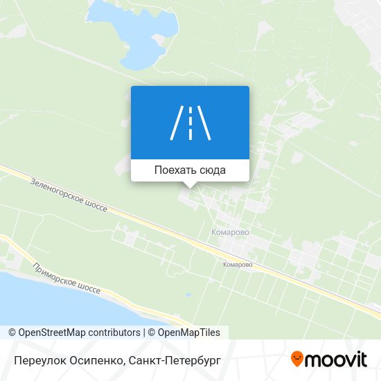 Карта Переулок Осипенко