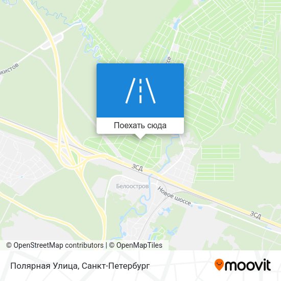 Карта Полярная Улица