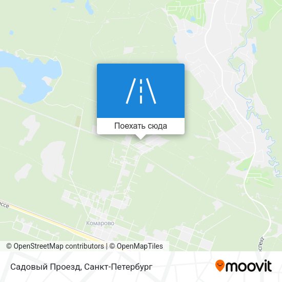 Карта Садовый Проезд
