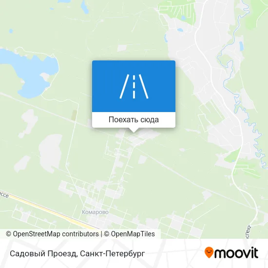 Карта Садовый Проезд