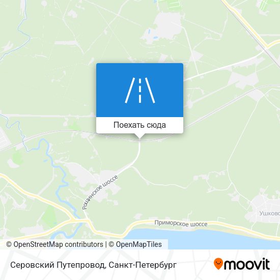 Карта Серовский Путепровод
