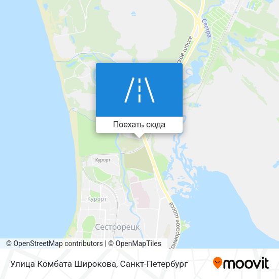 Карта Улица Комбата Широкова