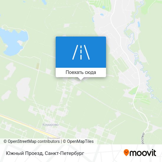 Карта Южный Проезд