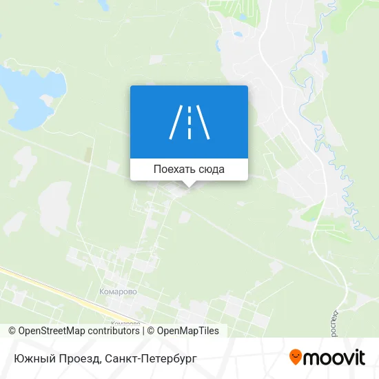 Карта Южный Проезд