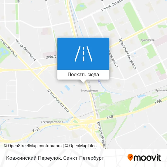 Карта Ковжинский Переулок