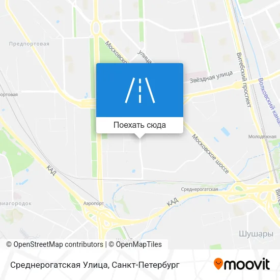 Карта Среднерогатская Улица
