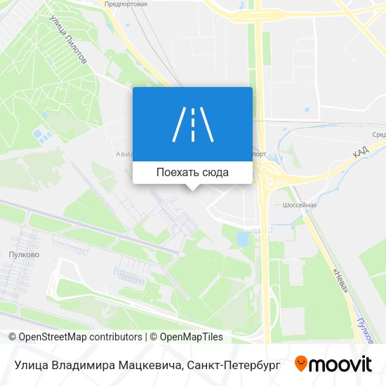 Карта Улица Владимира Мацкевича