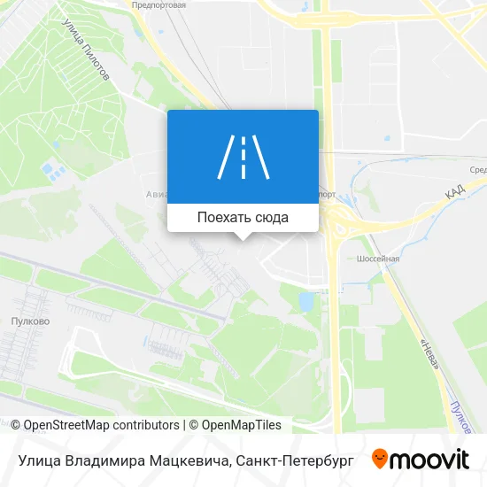 Карта Улица Владимира Мацкевича
