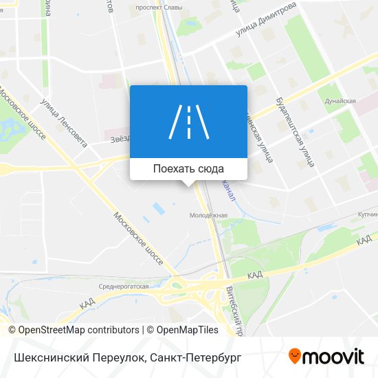 Карта Шекснинский Переулок