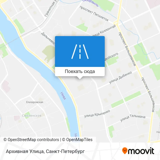 Карта Архивная Улица
