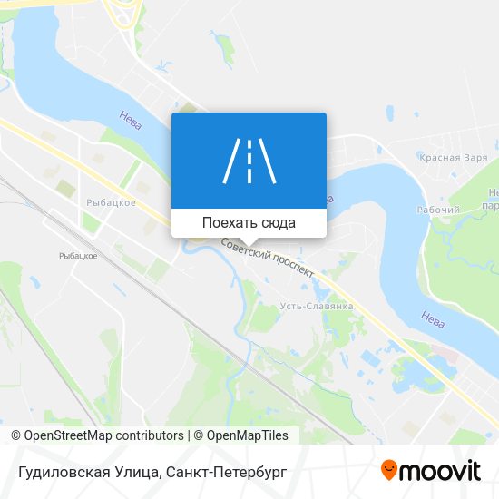 Карта Гудиловская Улица
