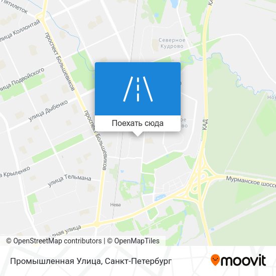 Карта Промышленная Улица