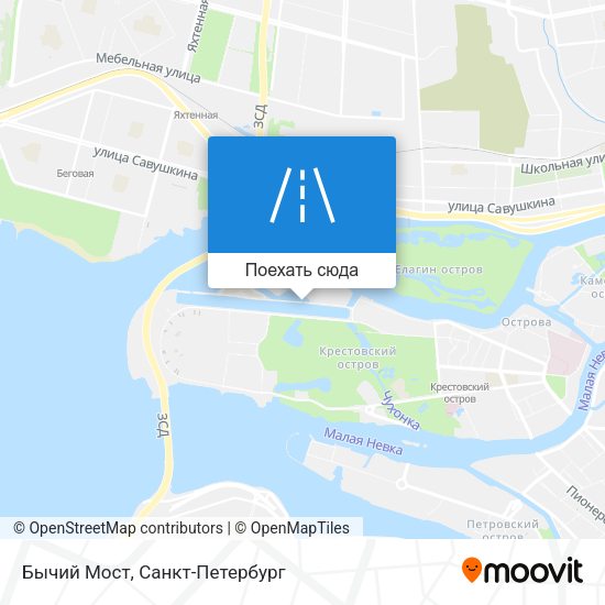 Карта Бычий Мост