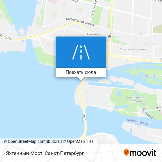 Карта Яхтенный Мост