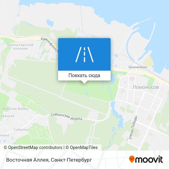 Карта Восточная Аллея