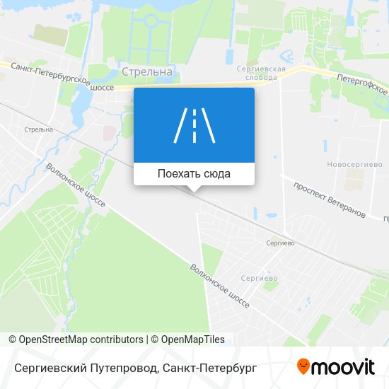 Карта Сергиевский Путепровод