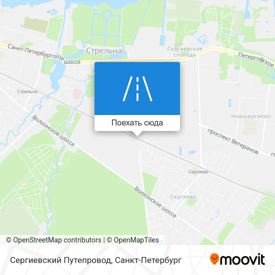 Карта Сергиевский Путепровод