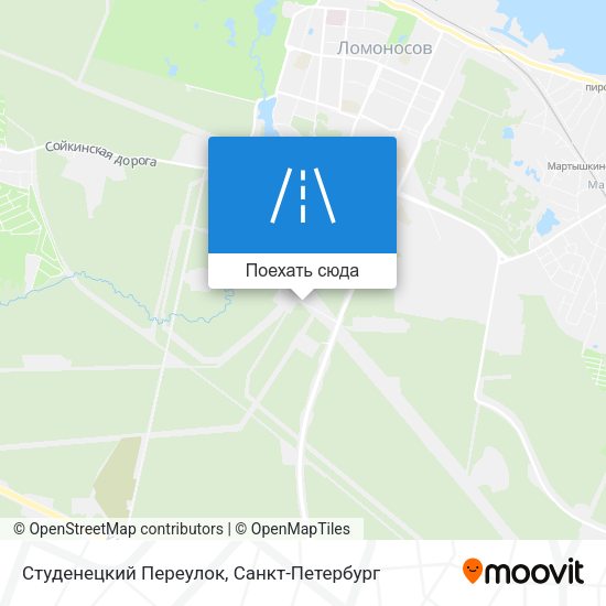 Карта Студенецкий Переулок