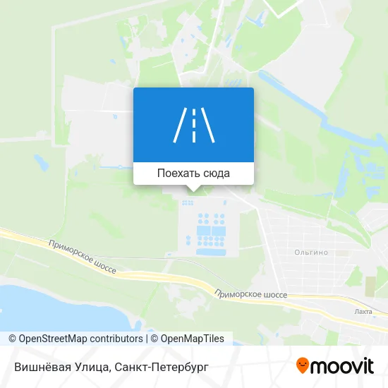Карта Вишнёвая Улица