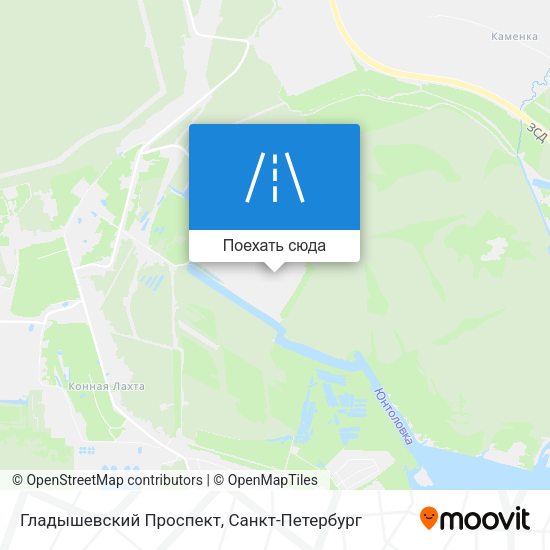 Карта Гладышевский Проспект